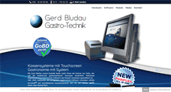 Desktop Screenshot of gastrotechnik-bludau.de