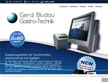 Tablet Screenshot of gastrotechnik-bludau.de